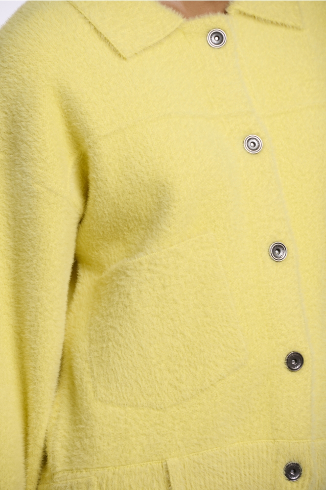 Rino & Pelle gele dames vest | Kleurstaal