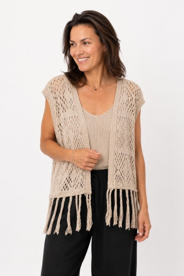 FOS Amsterdam Gilet NOVA UNI 6930 220 BEIGE
