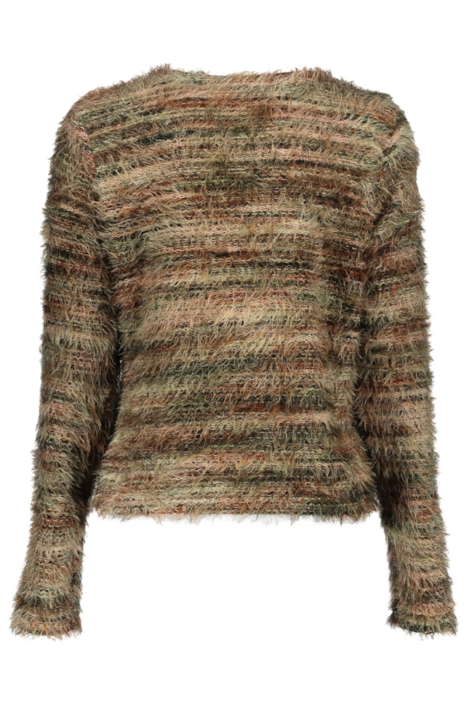 Geisha bruine dames vest | Achteraanzicht
