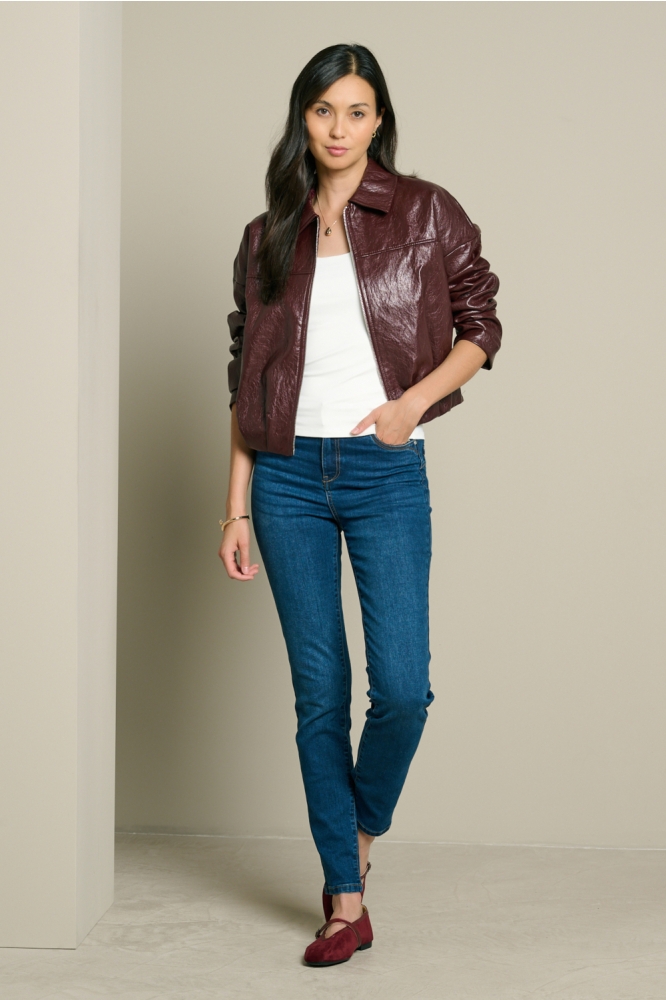 LolaLiza bordeaux dames jas | Model