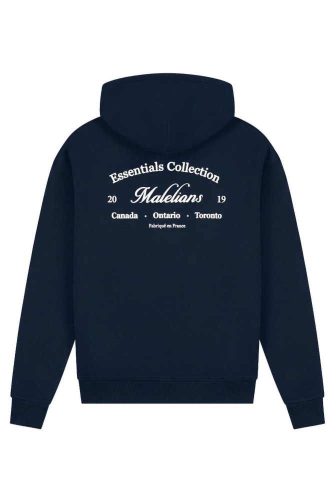Malelions blauwe heren sweater | Achteraanzicht