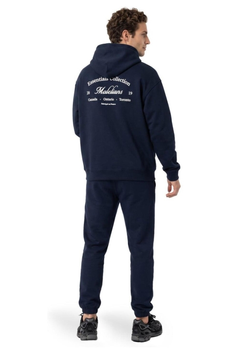 Malelions blauwe heren sweater | Model