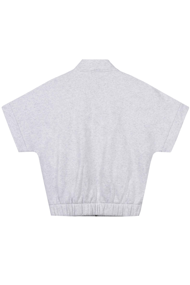 Refined Department grijze dames vest | Achteraanzicht