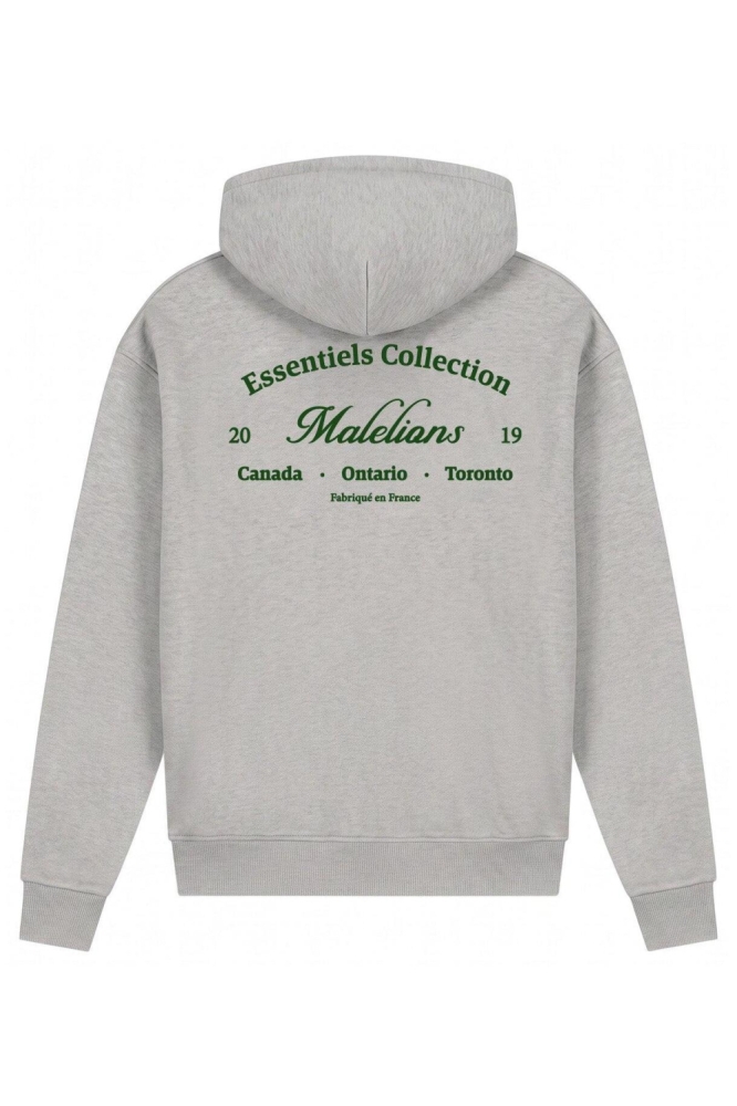 Malelions grijze heren vest | Achteraanzicht