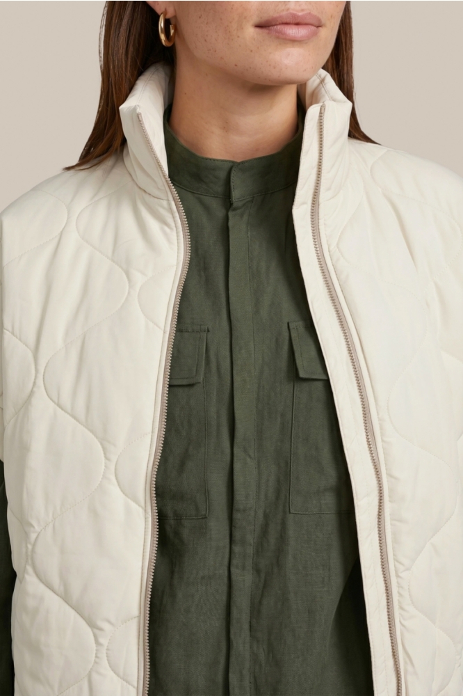 C&S The Label beige dames jas | Close up