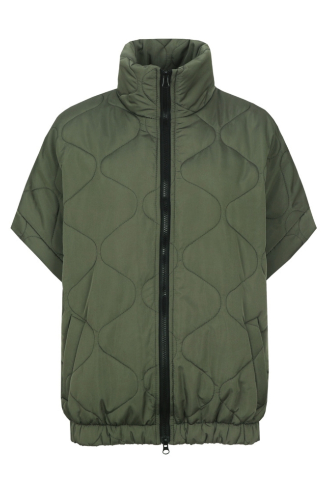 C&S The Label groene dames jas | Vooraanzicht