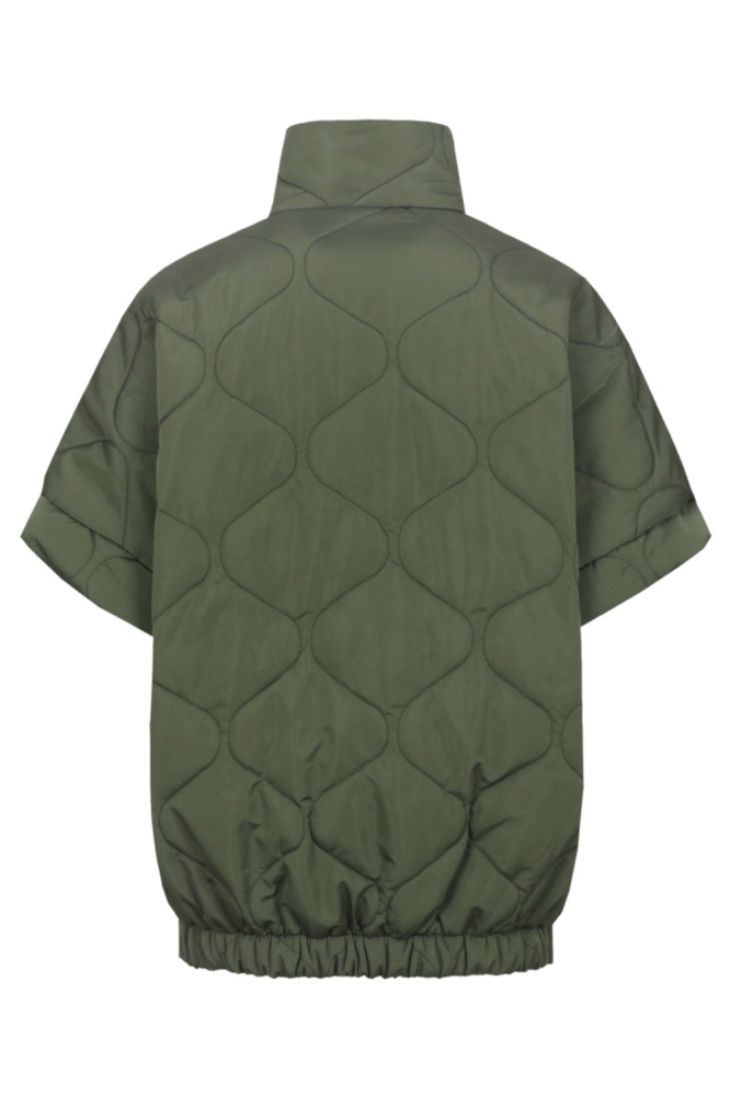 C&S The Label groene dames jas | Achteraanzicht