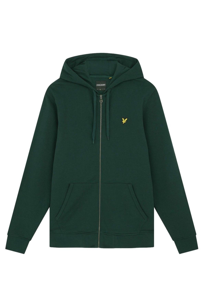 Lyle & Scott groene heren vest | Vooraanzicht