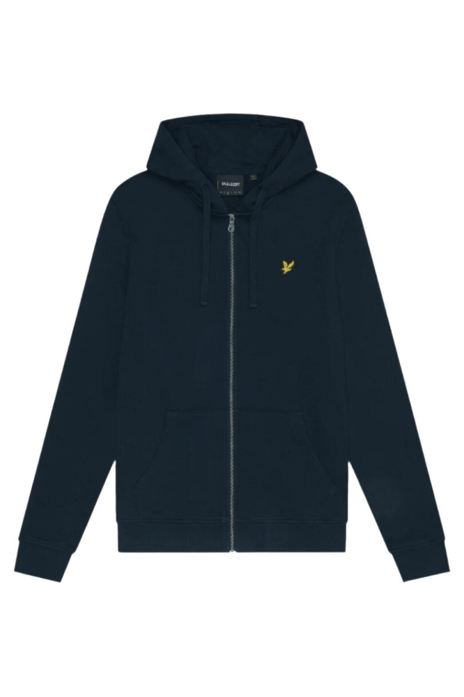 Lyle & Scott blauwe heren vest | Vooraanzicht