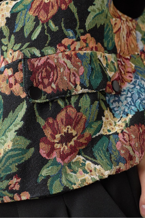 SisterS point zwarte dames gilet | Kleurstaal