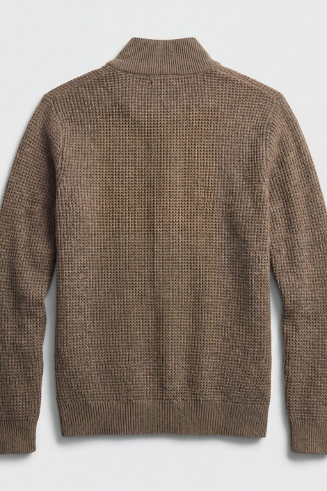Campbell camel heren vest | Achteraanzicht