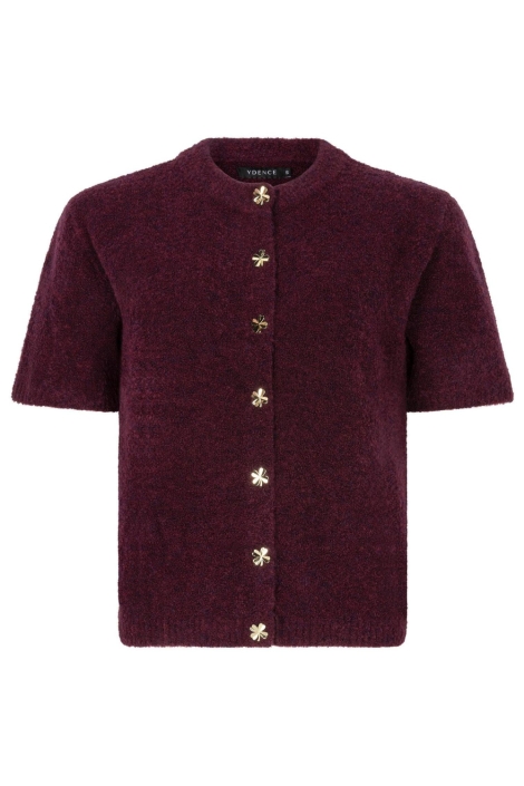 Ydence bordeaux dames vest | Vooraanzicht