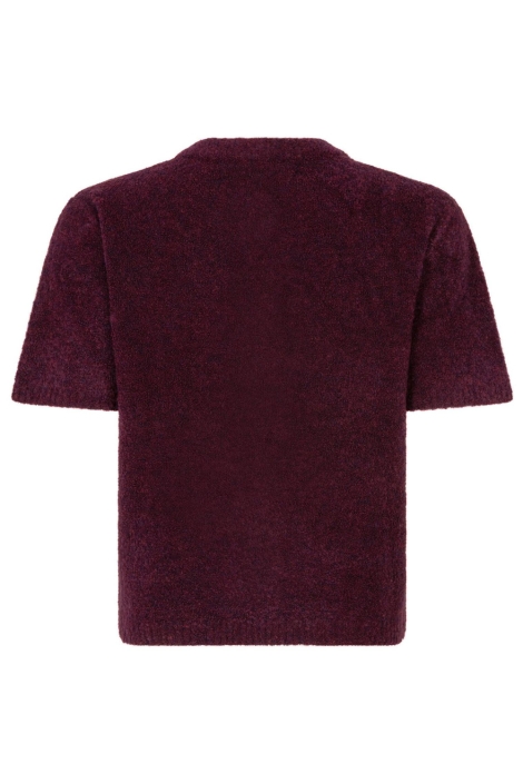Ydence bordeaux dames vest | Achteraanzicht