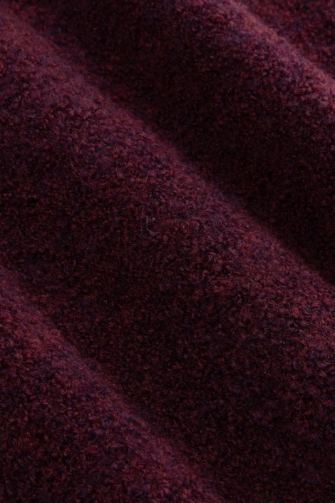 Ydence bordeaux dames vest | Kleurstaal