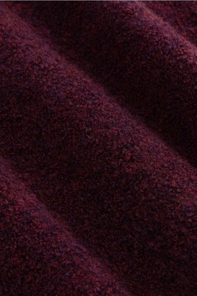 Ydence bordeaux dames vest | Kleurstaal