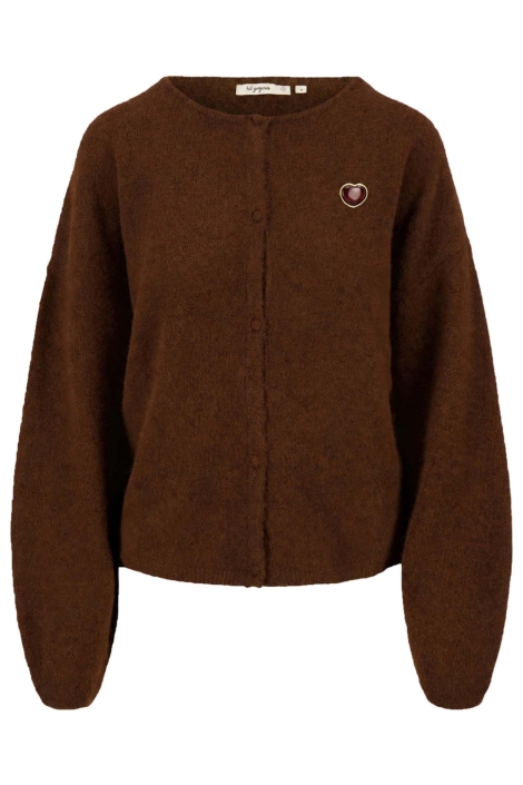 Zusss bruine dames vest | Vooraanzicht