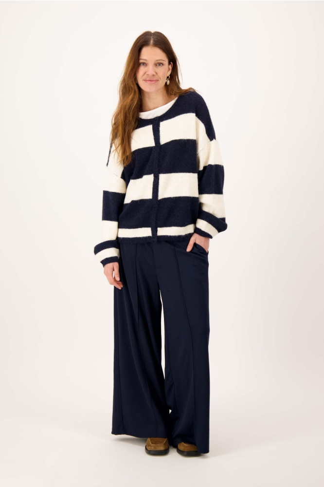 Zusss blauwe dames vest | Model