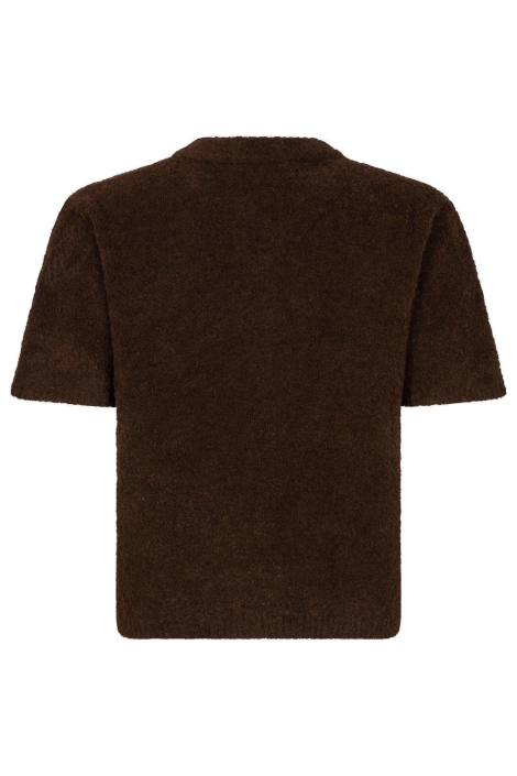 Ydence bruine dames vest | Achteraanzicht