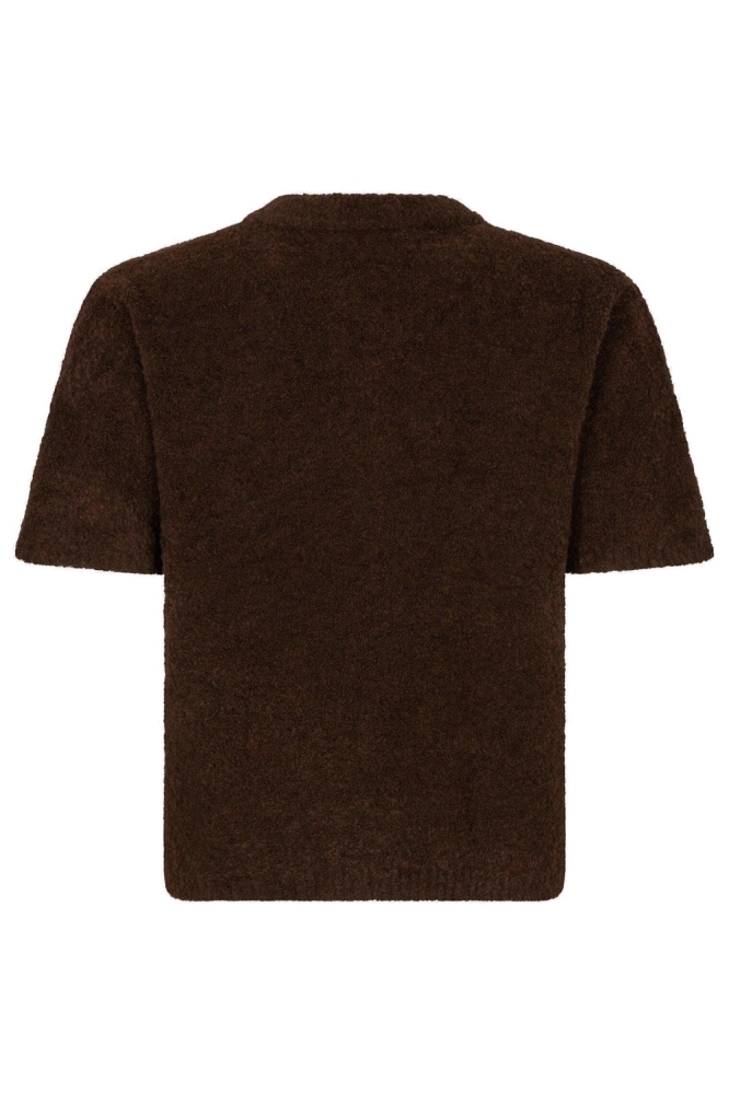 Ydence bruine dames vest | Achteraanzicht