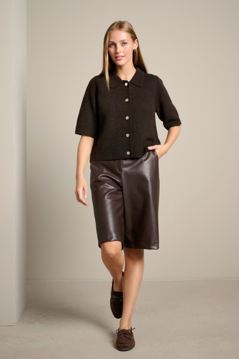 LolaLiza bruine dames vest | Model