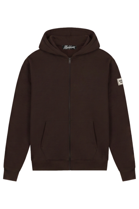 Malelions bruine heren vest | Vooraanzicht