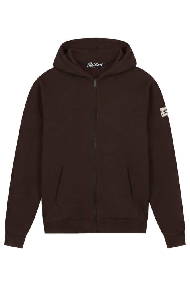 Malelions bruine heren vest | Vooraanzicht