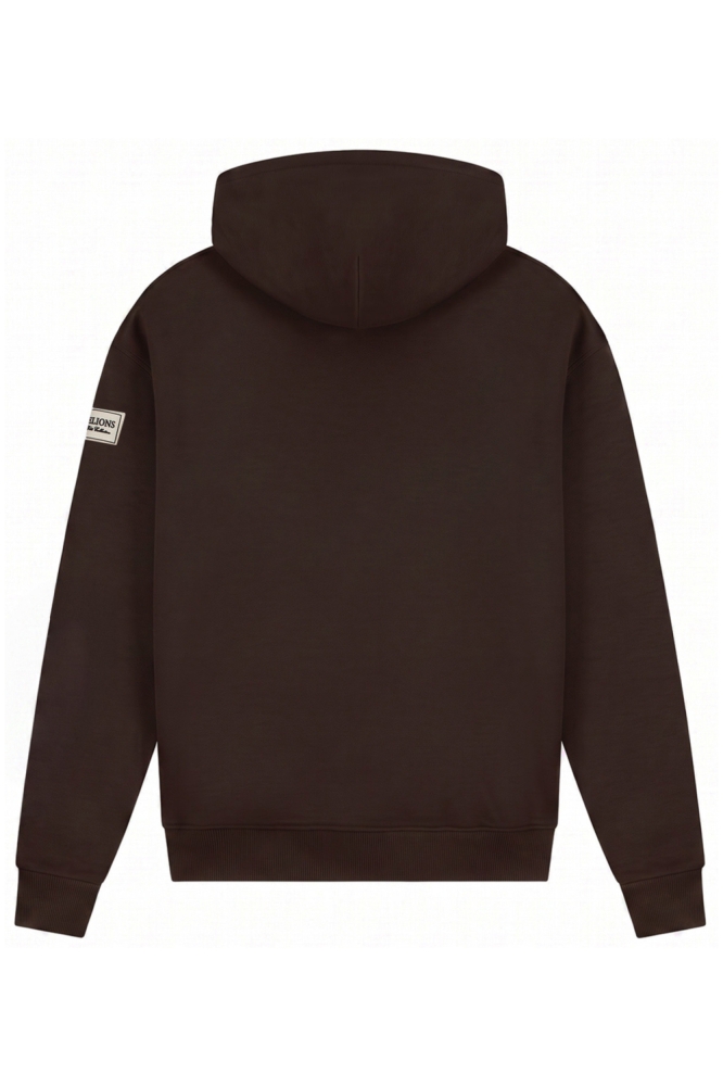 Malelions bruine heren vest | Achteraanzicht