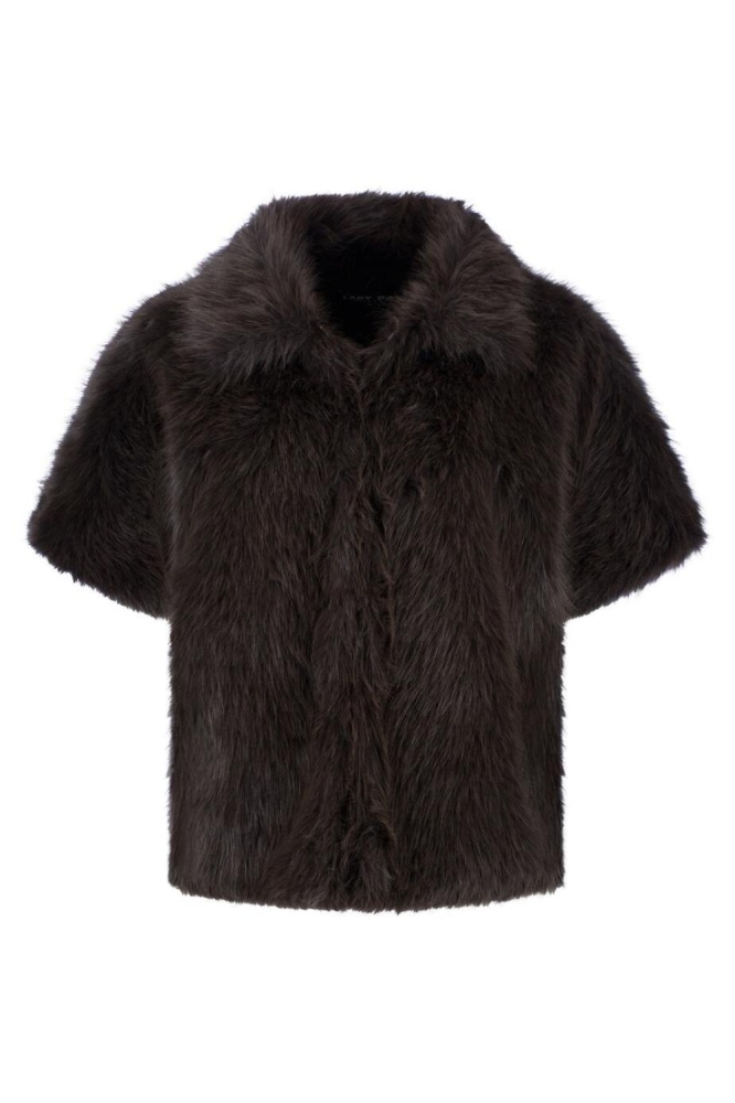 Lady Day bruine dames vest | Vooraanzicht