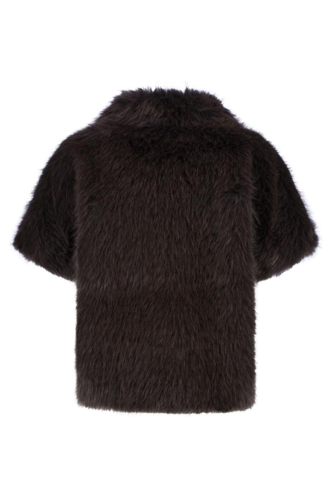 Lady Day bruine dames vest | Achteraanzicht