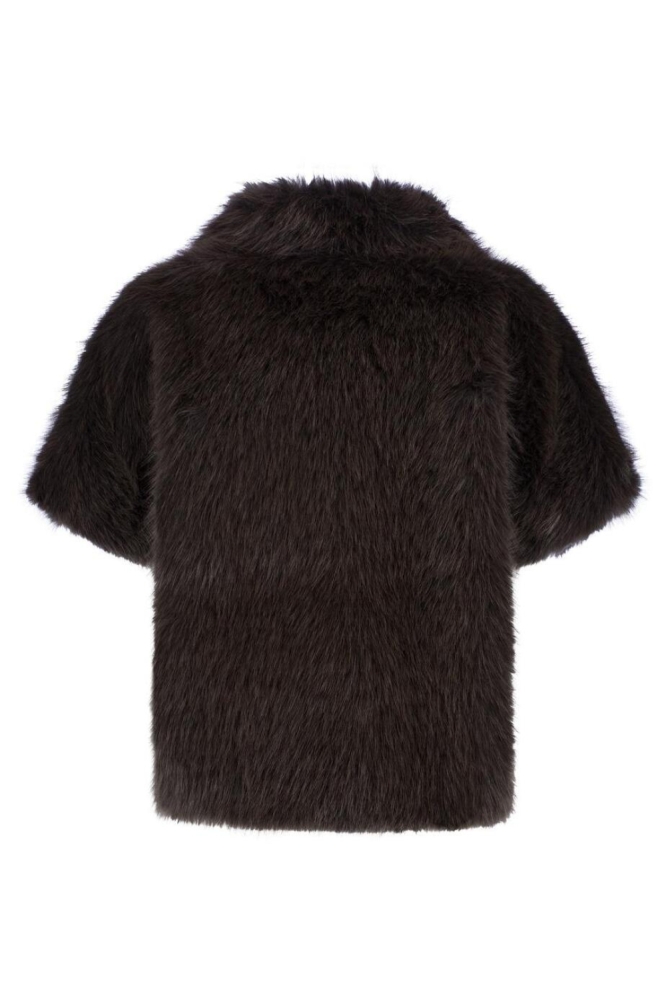 Lady Day bruine dames vest | Achteraanzicht