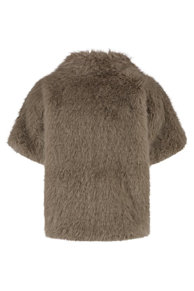 Lady Day bruine dames vest | Achteraanzicht