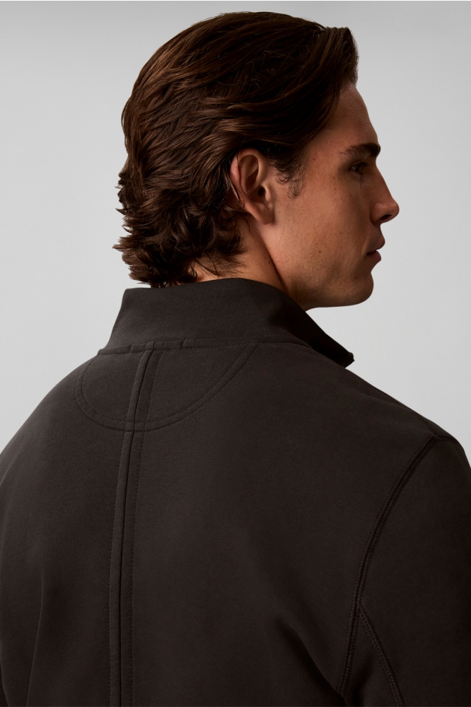 Calvin Klein zwarte heren sweater | Close up