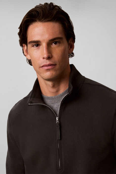 Calvin Klein zwarte heren sweater | Close up