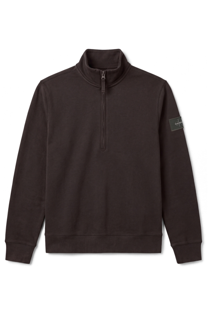 Calvin Klein zwarte heren sweater | Vooraanzicht