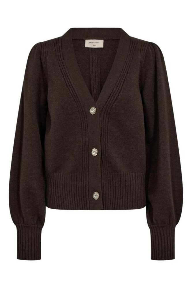 Freequent bruine dames vest | Vooraanzicht