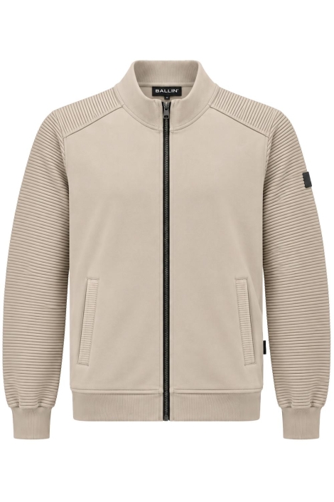 Ballin beige heren vest | Vooraanzicht