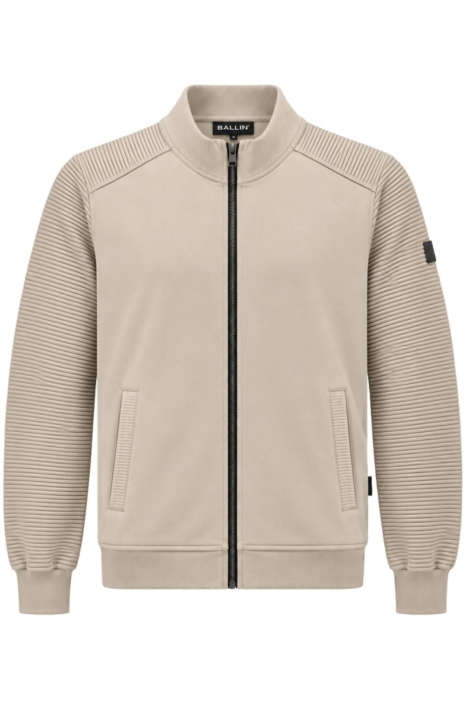 Ballin beige heren vest | Vooraanzicht