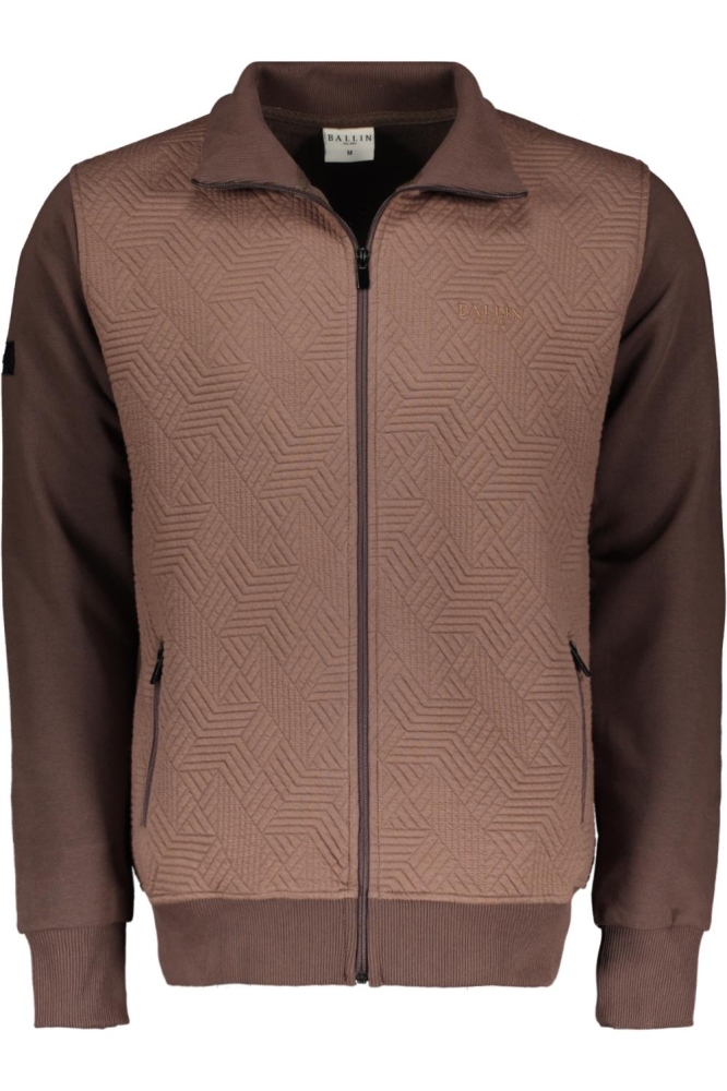 Ballin bruine heren vest | Vooraanzicht