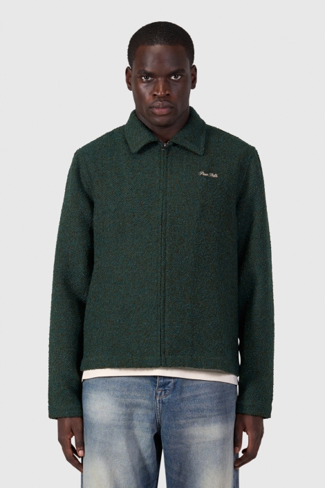 Pure Path groene heren overhemd | Model vooraanzicht