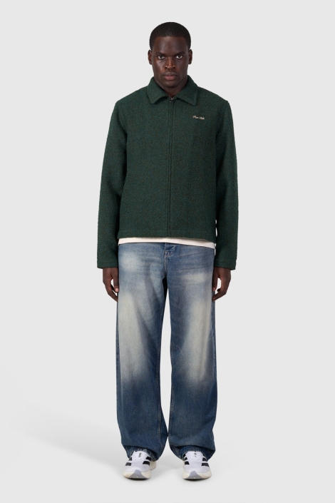 Pure Path groene heren overhemd | Model