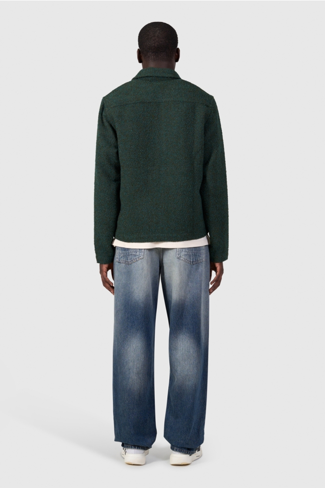 Pure Path groene heren overhemd | Model