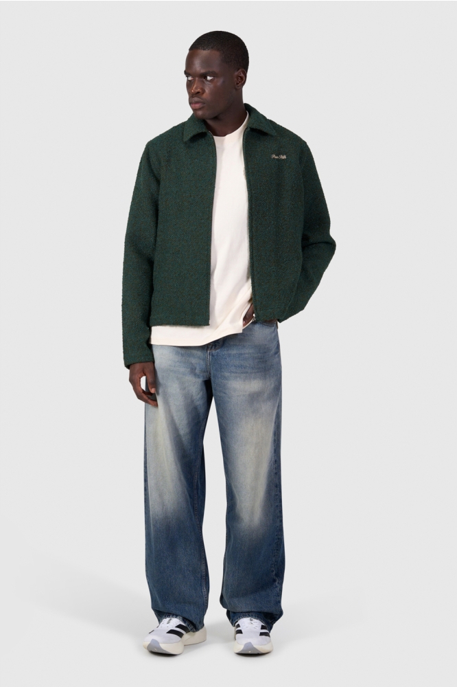 Pure Path groene heren overhemd | Model