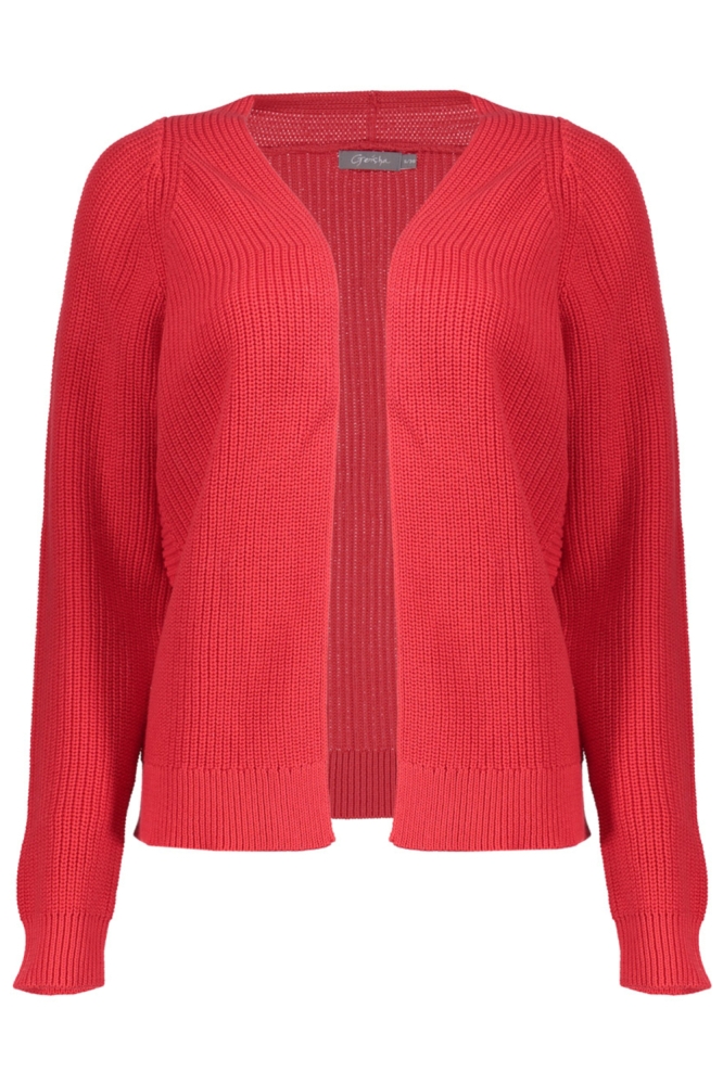 Geisha rode dames vest | Vooraanzicht
