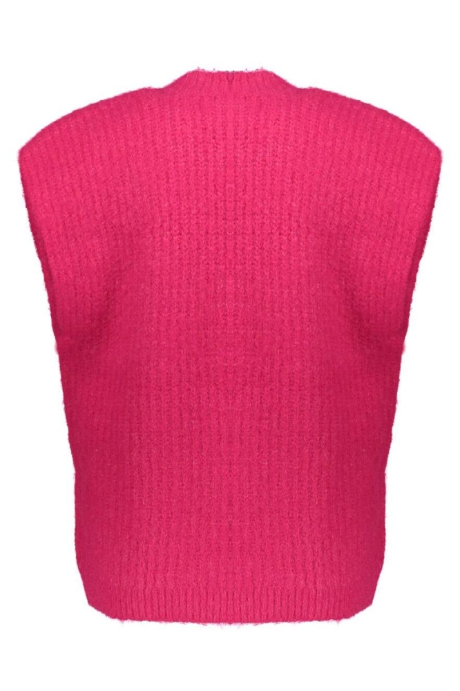 Geisha roze dames gilet | Achteraanzicht