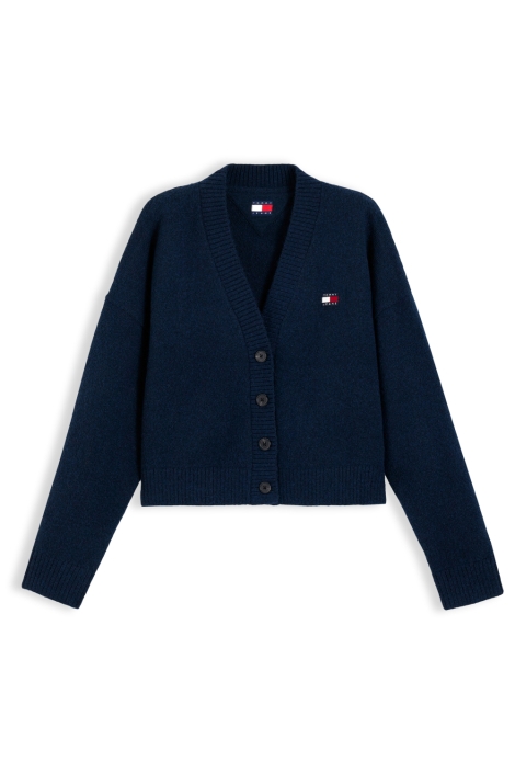 Tommy Jeans blauwe dames vest | Vooraanzicht