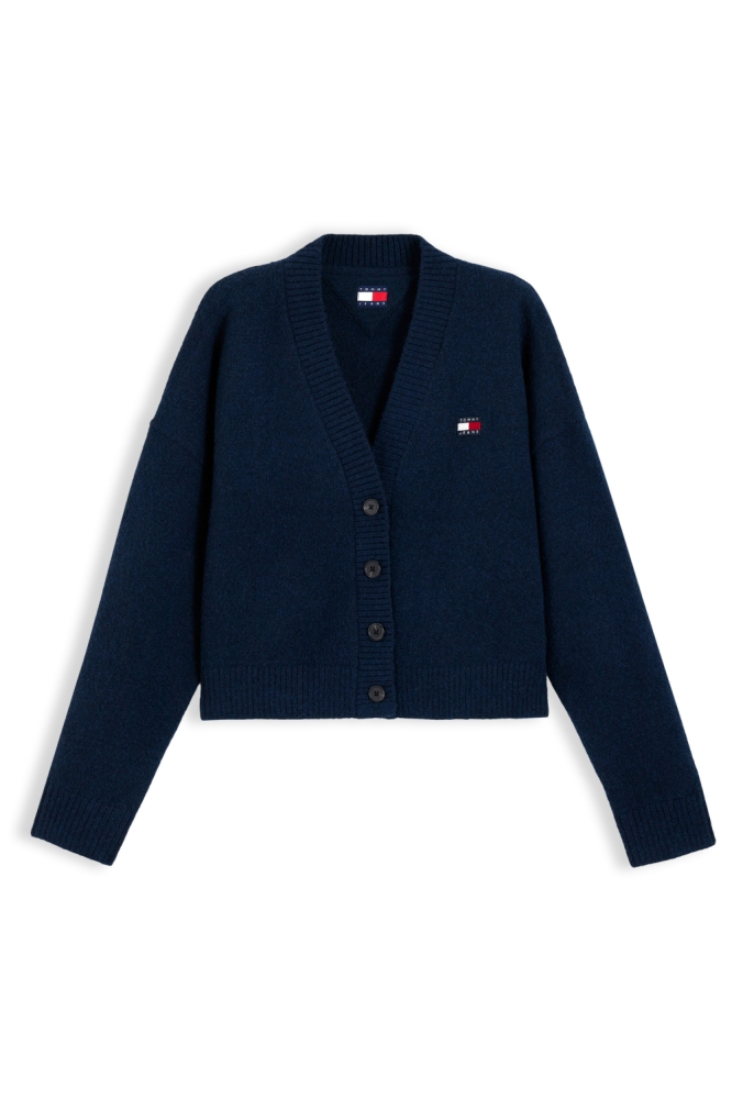 Tommy Jeans blauwe dames vest | Vooraanzicht