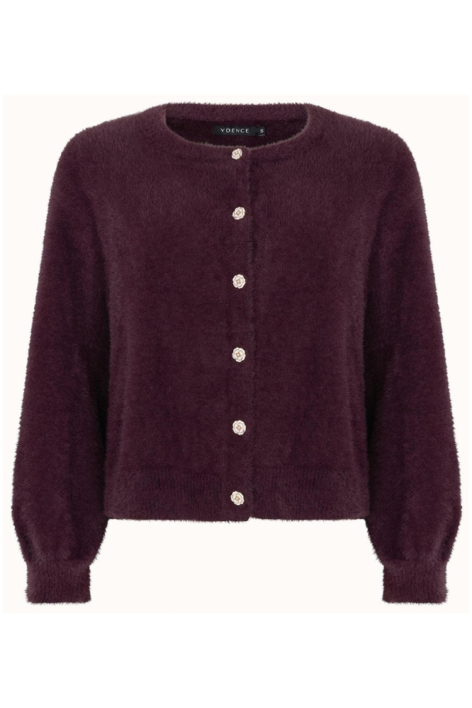 Ydence paarse dames vest | Vooraanzicht