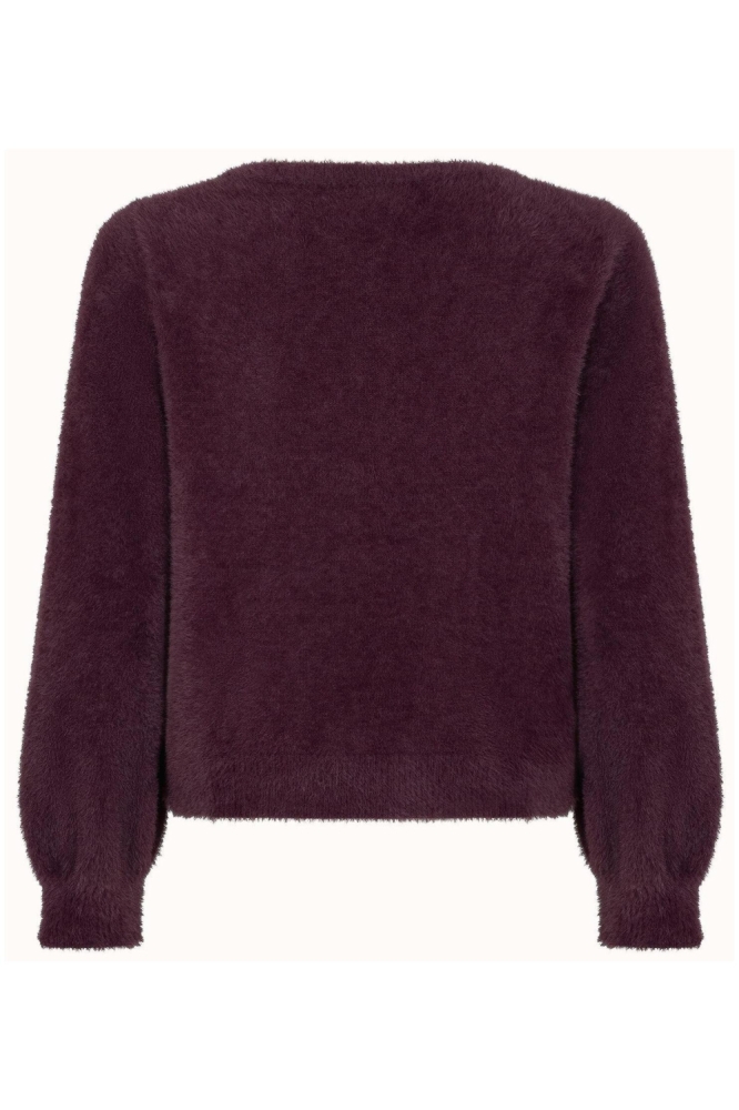 Ydence paarse dames vest | Achteraanzicht