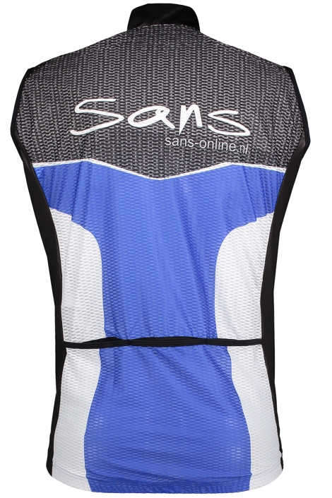 Sans blauwe heren sport jas | 