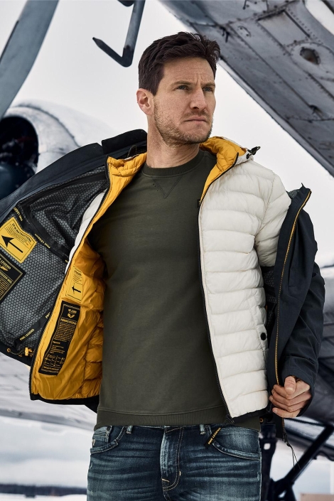 PME legend groene heren sweater | Sfeerbeeld, In situatie